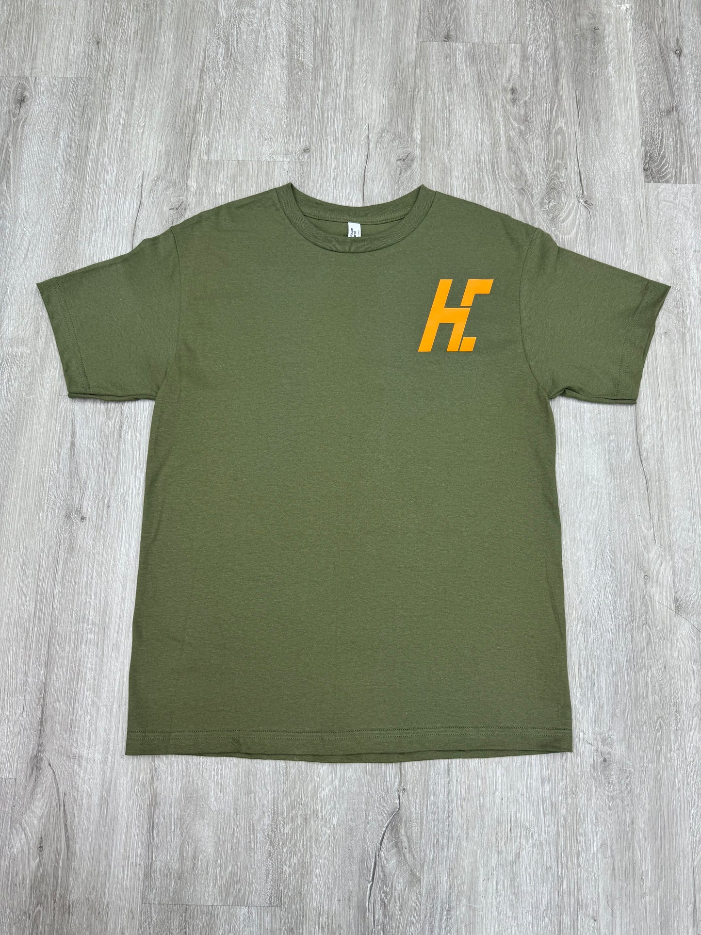 Heat Check Tee Olive/Orange