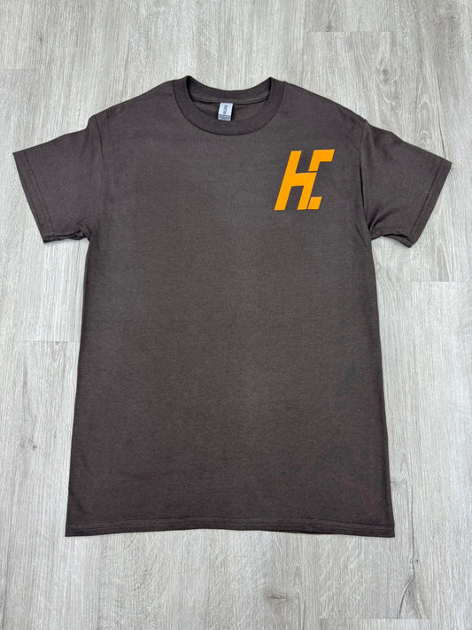 Heat Check Tee Brown/Orange