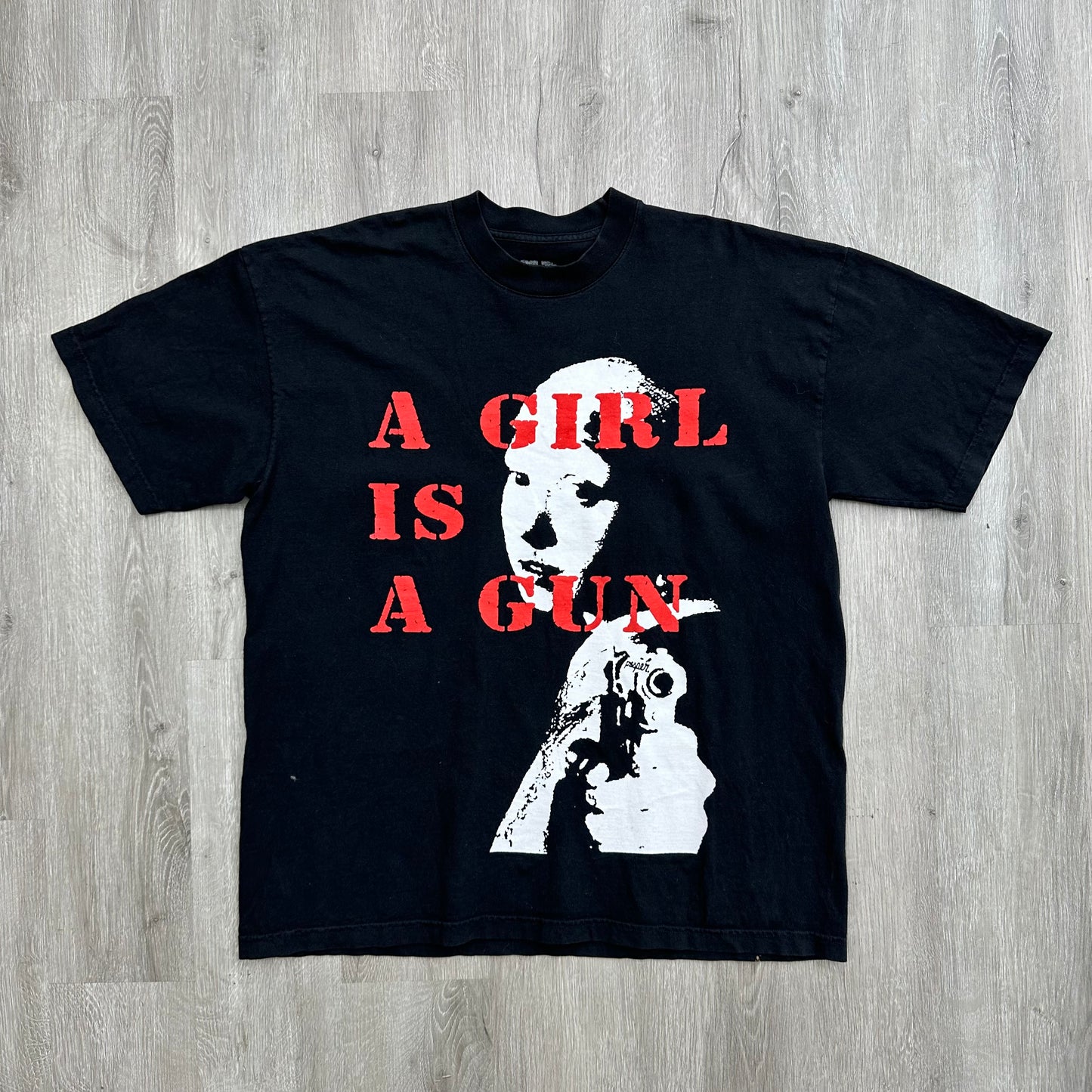 A Girl Is A Gun Tee Sz XL (Preowned)