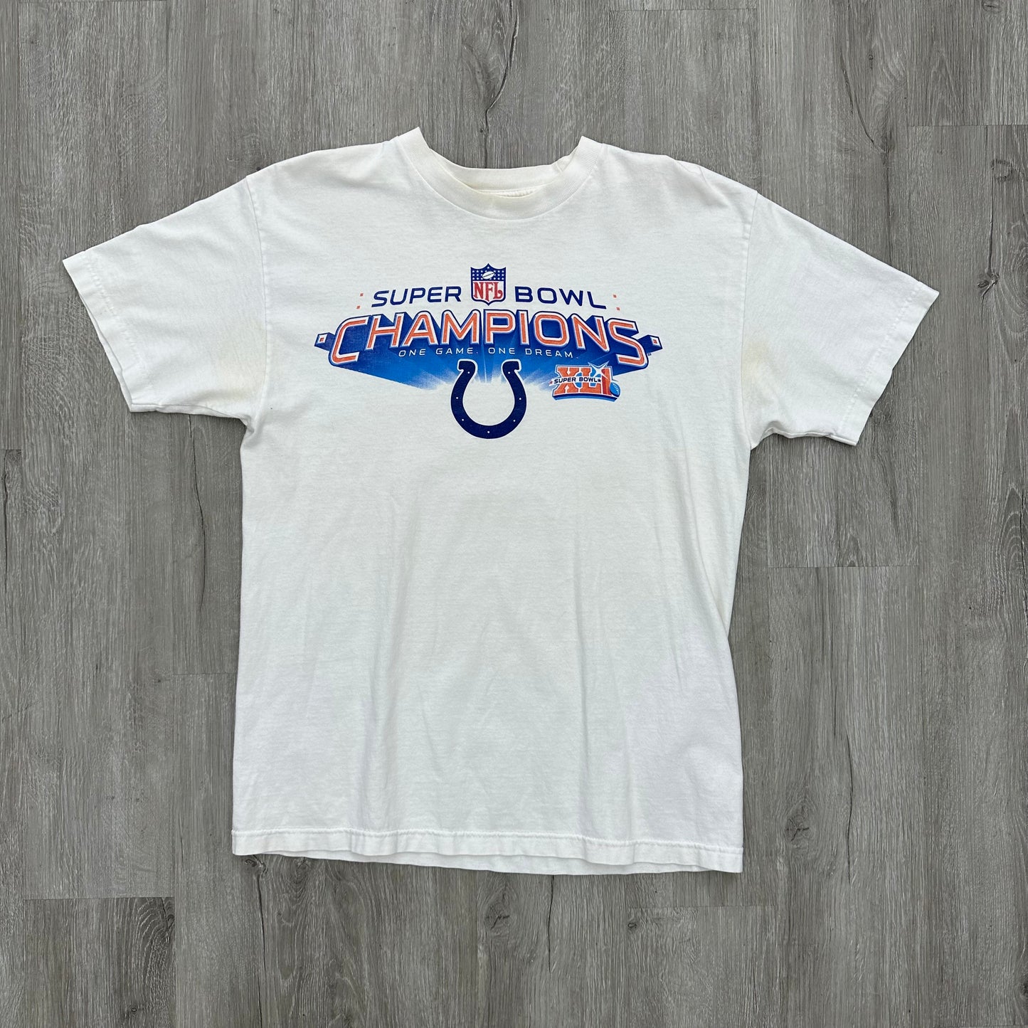 Colts Super Bowl XLI Tee Sz L (Preowned)